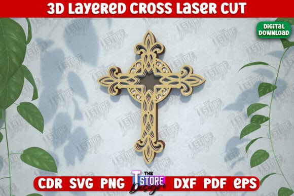 3D Layered Cross Christian Symbol CNC Review for Real Embroidery Projects
