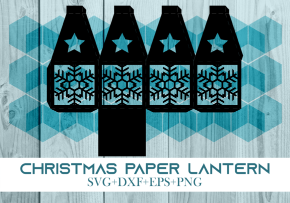3D SVG Christmas Paper Lantern Series 0326 for Festive Branding