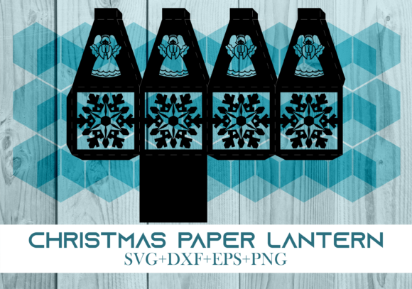 Christmas Paper Lantern Series 0537 3D SVG for Festive Handmade Crafts