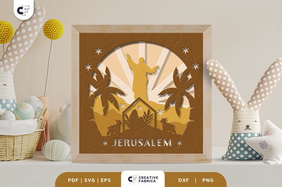 Easter Resurrection 3D SVG: A Festive Design Gem for Local Branding