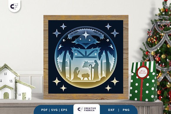 Nativity Shadow Box Paper Cut SVG: A Designer’s Review for Real Client Projects